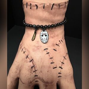 Horror Friday The 13th Jason VoorHees Charm Bracelet